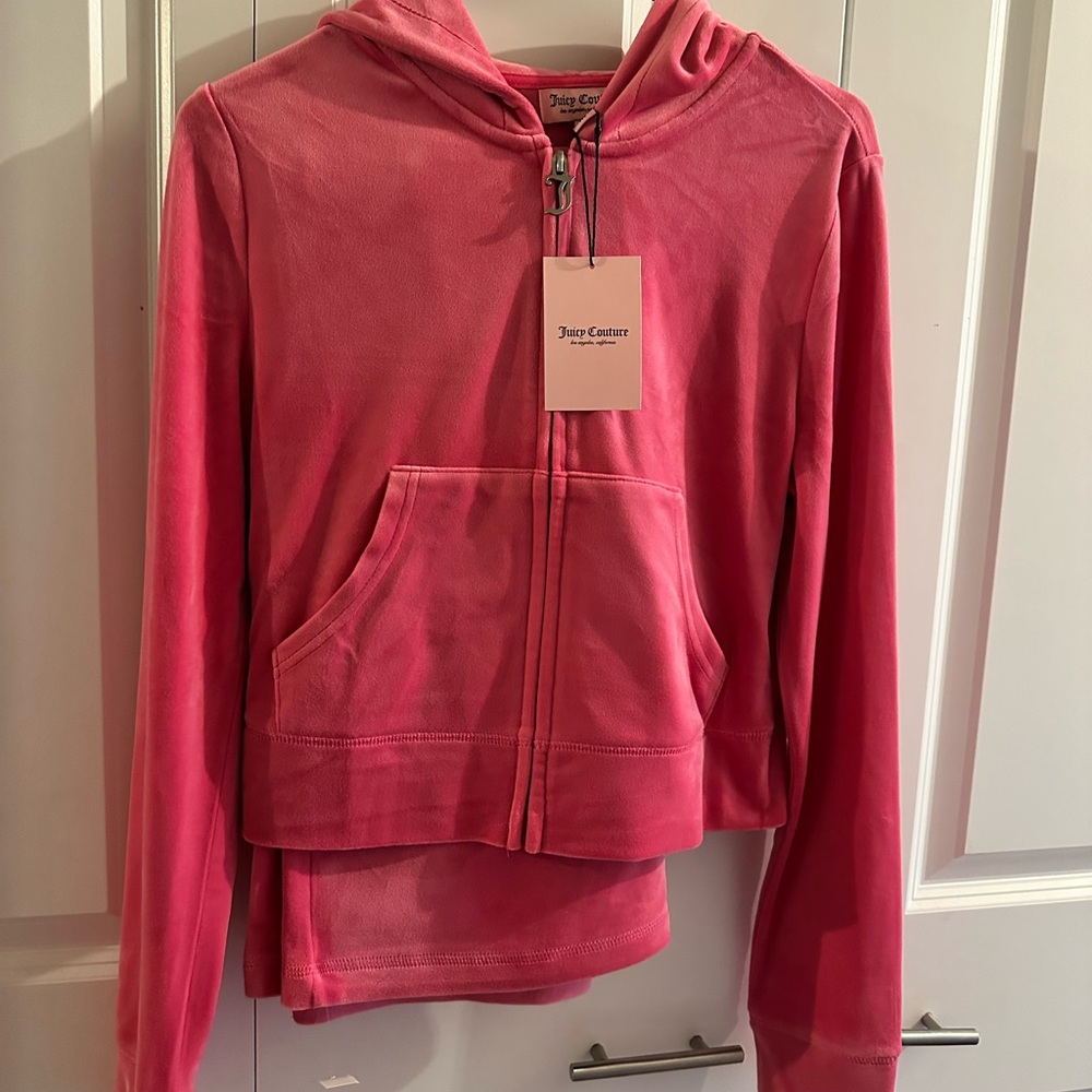 Juicy Couture Pink Velour Track suit